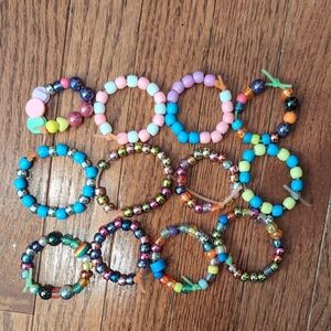 16 Homemade Colorful Beaded Bracelets Anklets